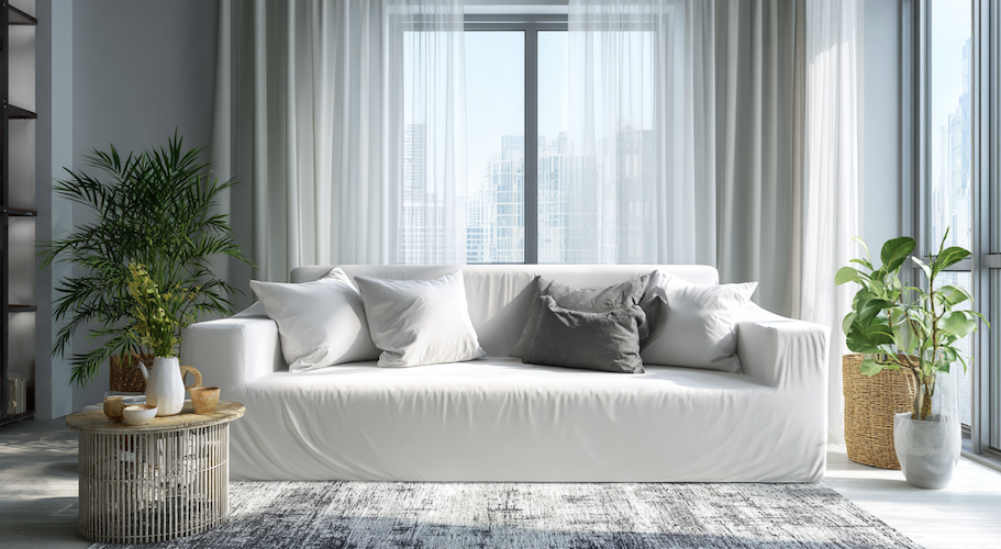 Canapé en simili cuir