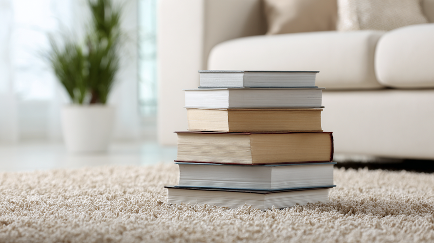 Tapis qui gondole utilisation de livres